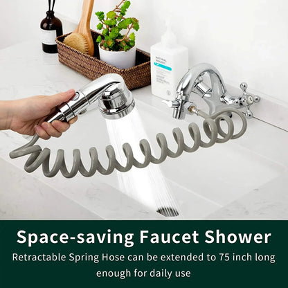 Shower Faucet Hose Handheld Shower Head Spray Tap