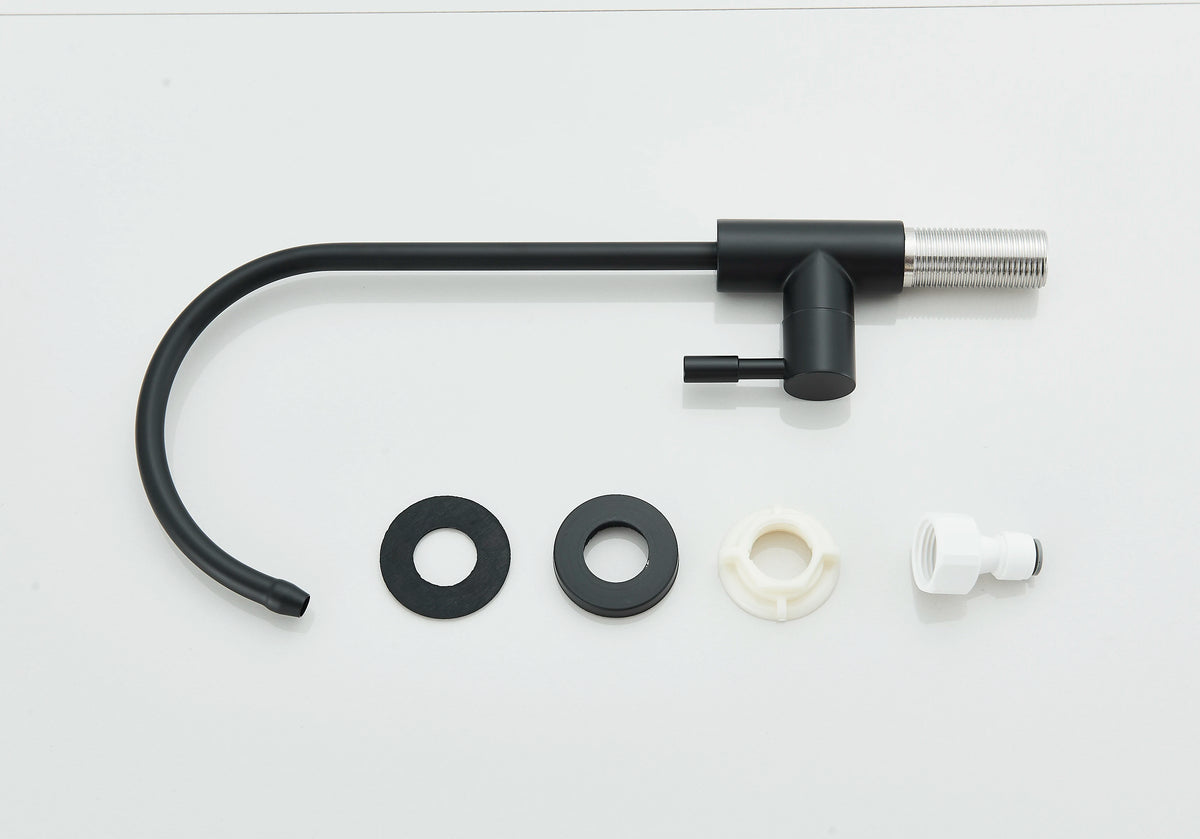 304 Stainless Steel Black/Brushed Nickel Sink Waterfall Faucet