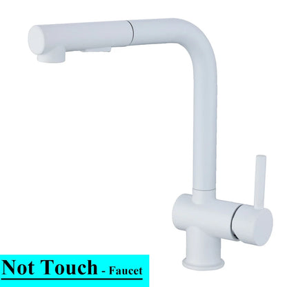 Handfree Grey Touch On Faucet Stainless Steel Cold