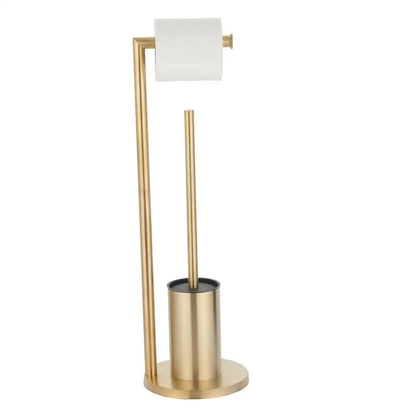 Floor-To-Ceiling Toilet Brush Holder Stainless Steel Toilet