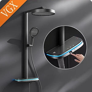 Vgx Concealed Thermostatic Shower System Temperature Digital