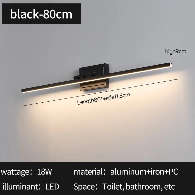 Modern Bathroom Vanity Light Led Dimmable 5cct Bathroom