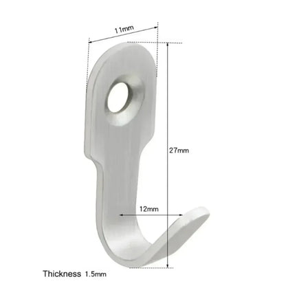 Mini Stainless Steel Hook Screw Items Key Rack