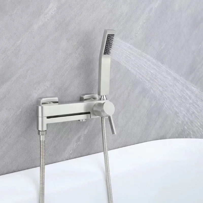 Bathtub Faucet Swing Spout Bathroom Waterfall Faucet 90