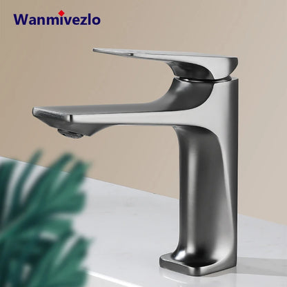 Wanmivezlo Modern Bathroom Sink Faucet Handle Deck Mounted