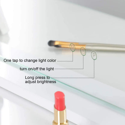Cosmetic Makeup Mirror Lights Led Lighted Vanity Tabletop