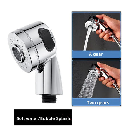 Shower Spray Head Dual Function Bathroom Faucet Tap