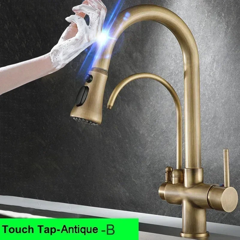 Ways Touch On Filter Faucets Of Pull Down