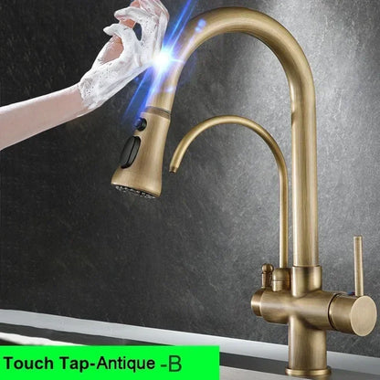 Ways Touch On Filter Faucets Of Pull Down