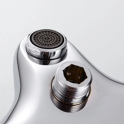 Brass Intelligent Thermostatic Shower Faucet Concealed Cold Water