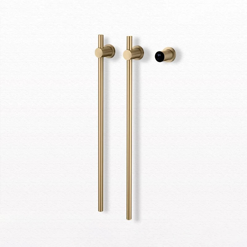 Bathroom Black Electric Towel Rack Hidden Wire Bath