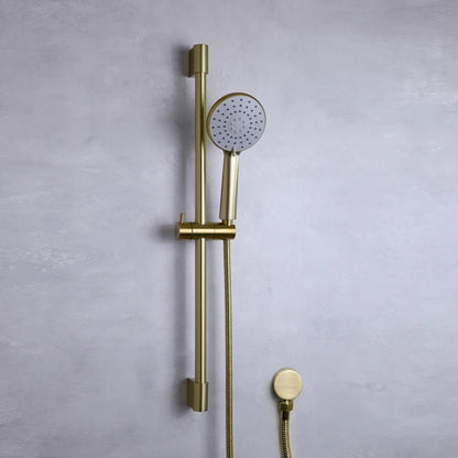 Slide Bar Hand Shower Brushed Matt Gold Functions