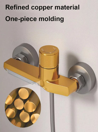 Brass Bathroom Shower Faucet Basin Faucets Wall Mounted