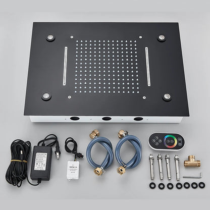 Digital Display Thermostatic Rain Shower System 14 20