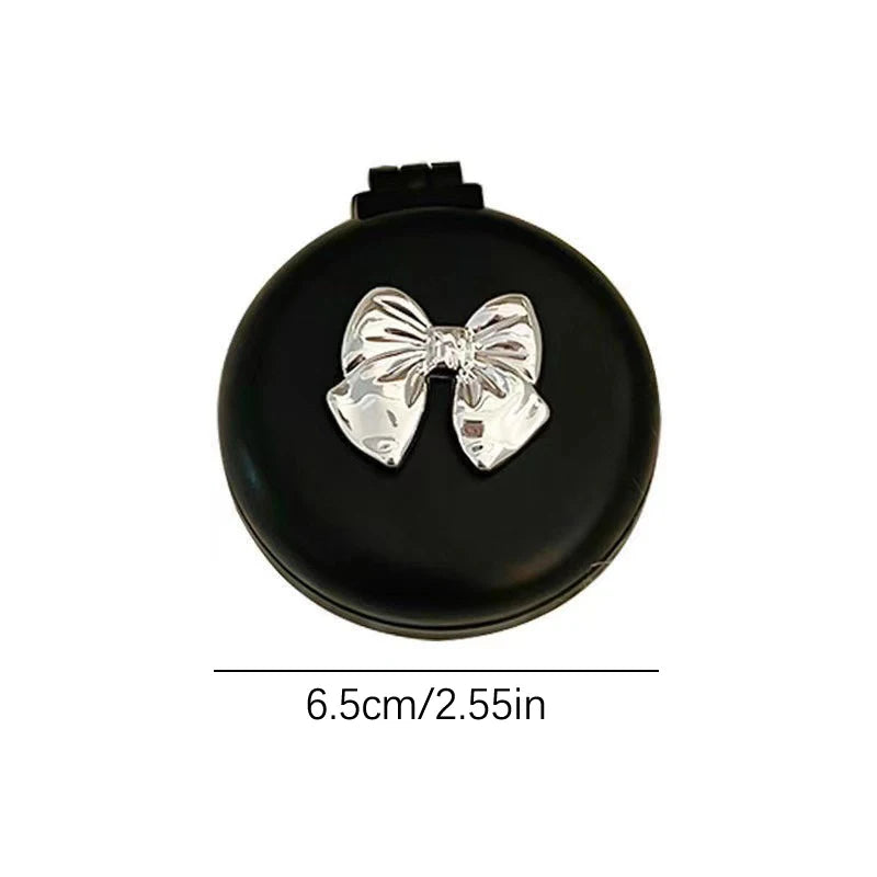 Travel Cute Folding Massage Comb Makeup Mirror Plastic