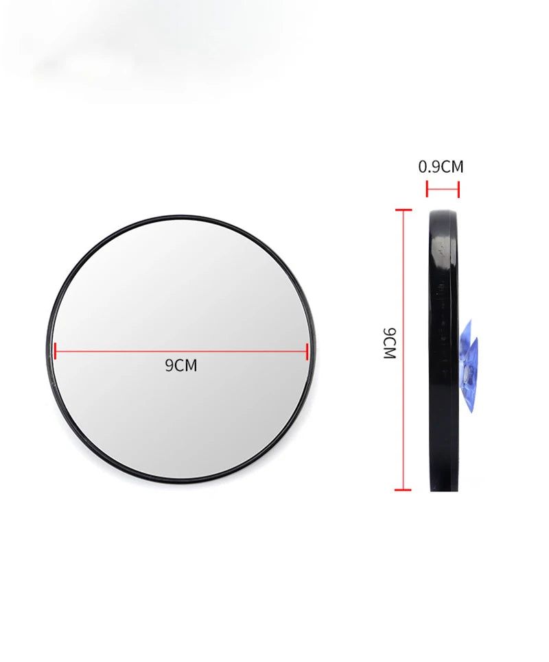 5x/10x/15x Magnifying Mirror Suction Cup Mini Compact Makeup