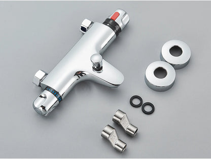 Chrome Thermostatic Shower Faucets Bathroom Thermostatic Mixer