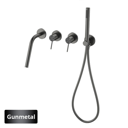 Shower Faucet Concealed Box Hand Shower Long Nose