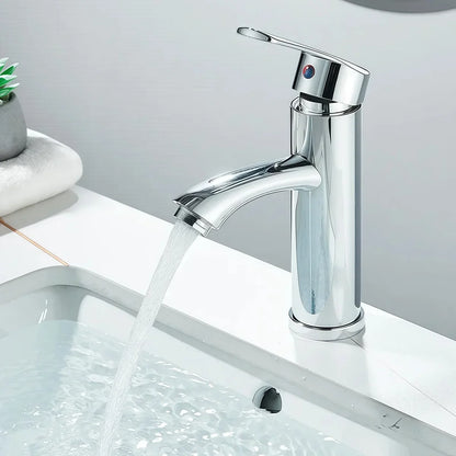 Bathroom Sink Faucet Cold Function Accessory Setsilver Basin
