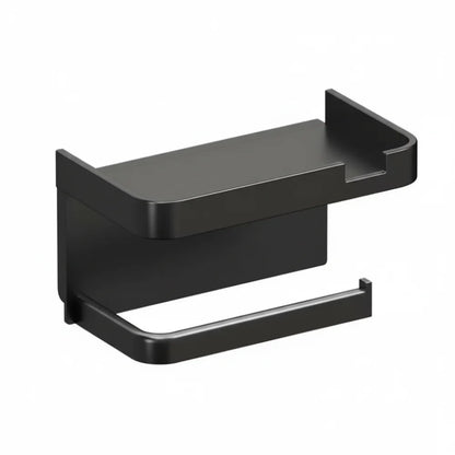 Plastic Toilet Paper Holder Wall Mounted No Drilling