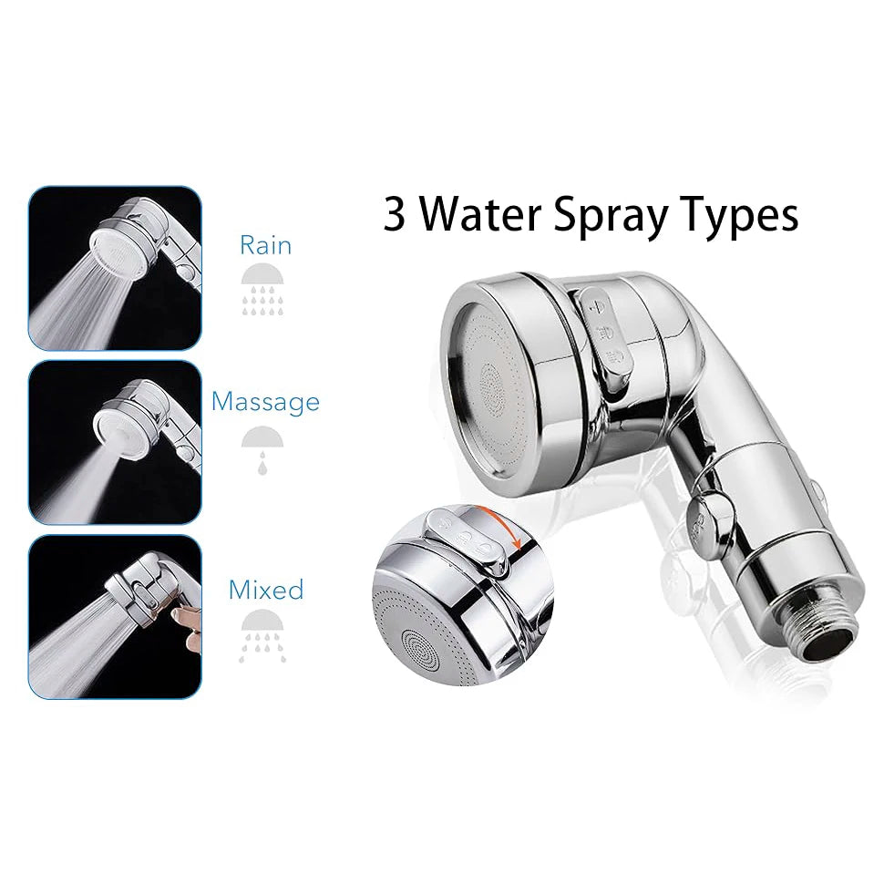 Handheld Faucet Water Diverting Shower Head External Rain