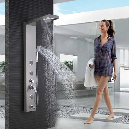 Luxury Led Shower Panel Spa Massage Jet Shower