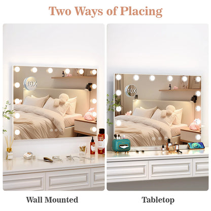 Uk Hollywood Mirror Vanity Make Up Mirror Lights