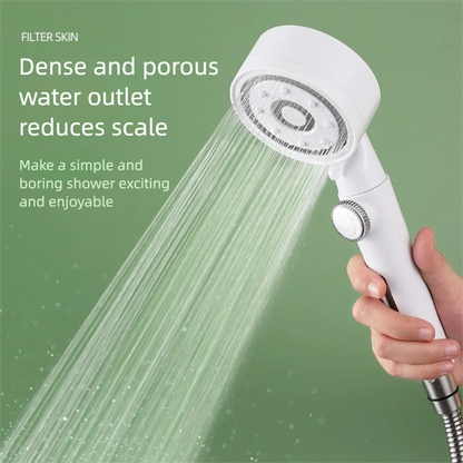 Multi-Stage Filtration Pressurization Shower Head