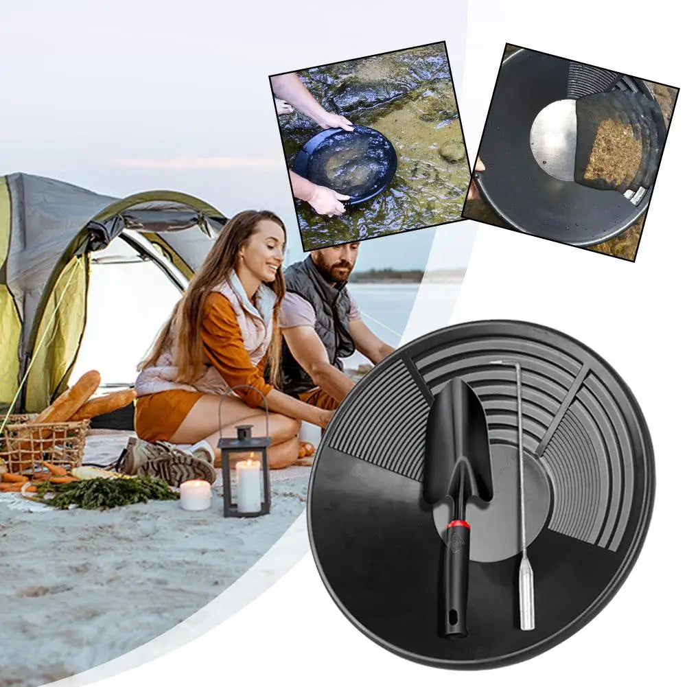 Thickened Plastic Gold Pan Basin Outdoor Mining Prospecting