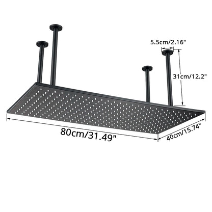 Shinesia Led Bathroom Shower Faucet 40 80cm Large