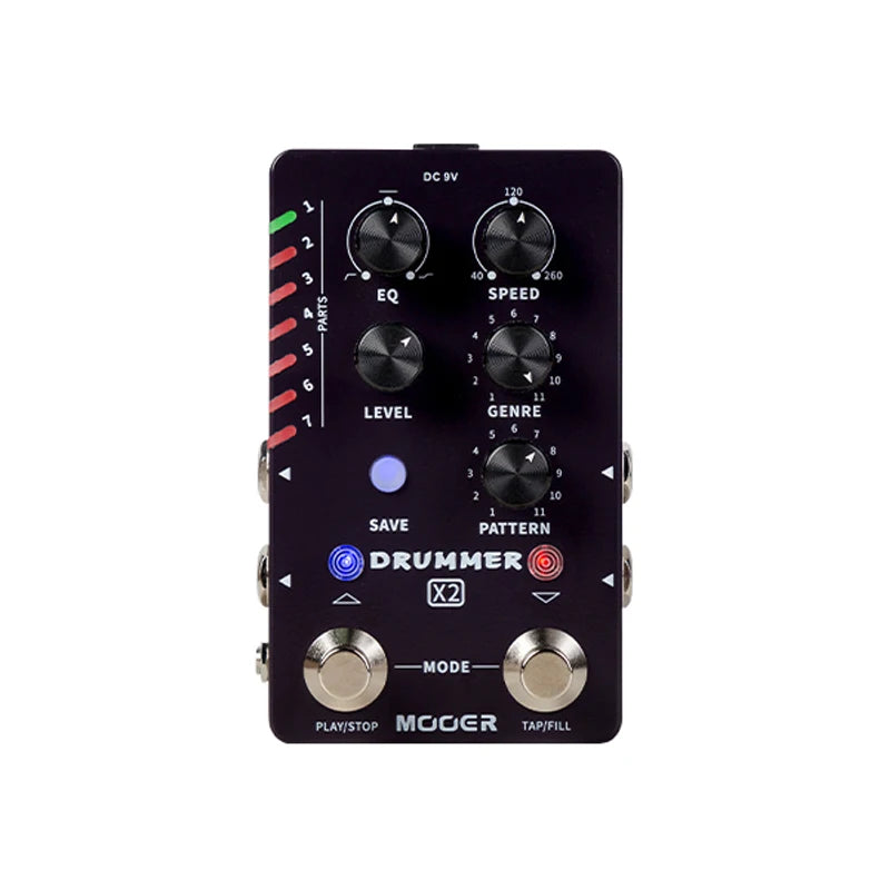 Mooer Drummer X2 Professional Stereo Multi Drum Machine