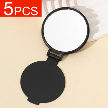 5pcs Compact Mirror Bulk Pocket Mini Folding Mirrors