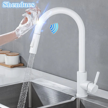 Smart Touch On Sink Faucet 304 Stainless Steel