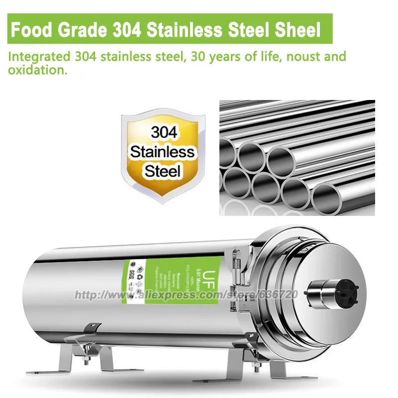 Uf Filter Element 01 Micron Stainless Steel Under