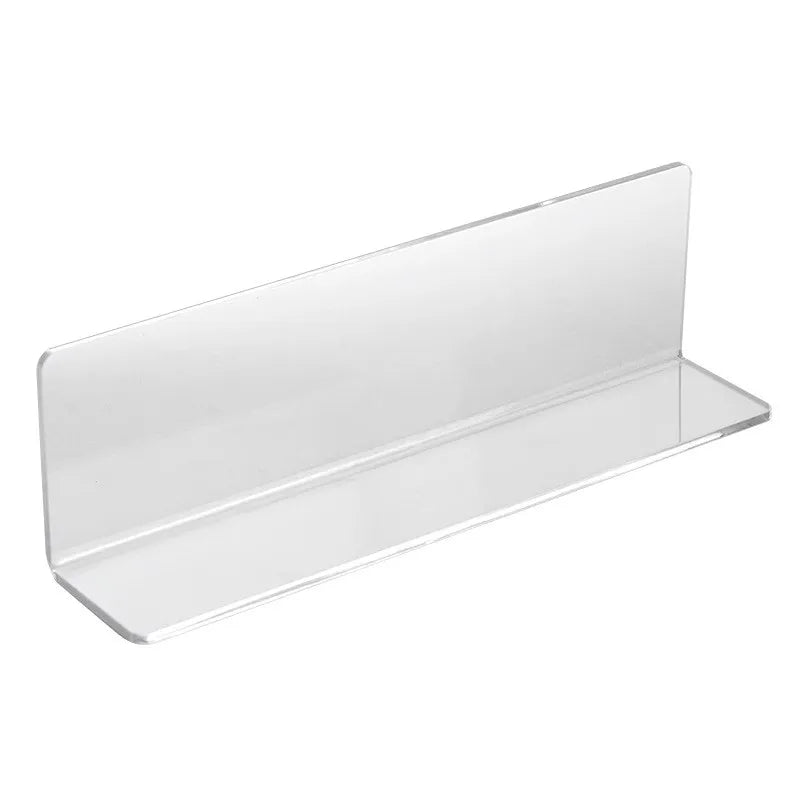 Acrylic L-Shaped Bathroom Mirror Cabinet Baffle - Gap
