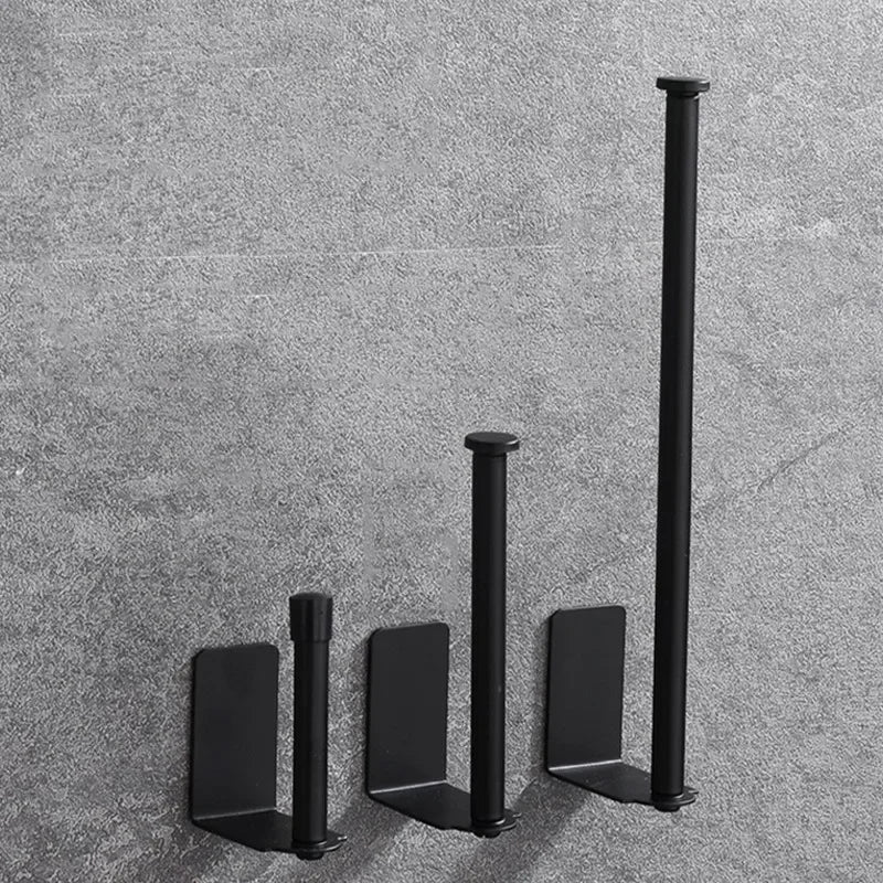 Adhesive Toilet Paper Holder Wall Mount Bathroom Silver