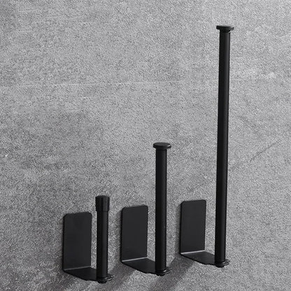 Adhesive Toilet Paper Holder Wall Mount Bathroom Silver
