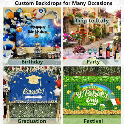 Yeele Customize Backdrop Custom Your Picture Text Logo