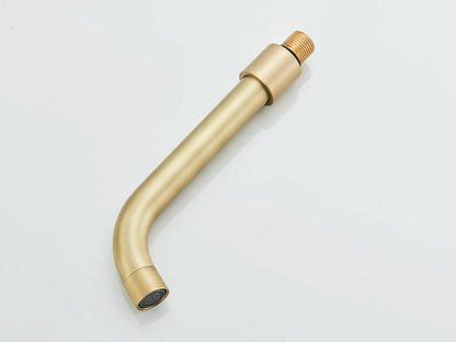 Matte Black Basin Faucet Brass White Bathroom Sink