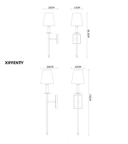 Modern Simple Long Pole Wall Lamp Minimalist Nordic