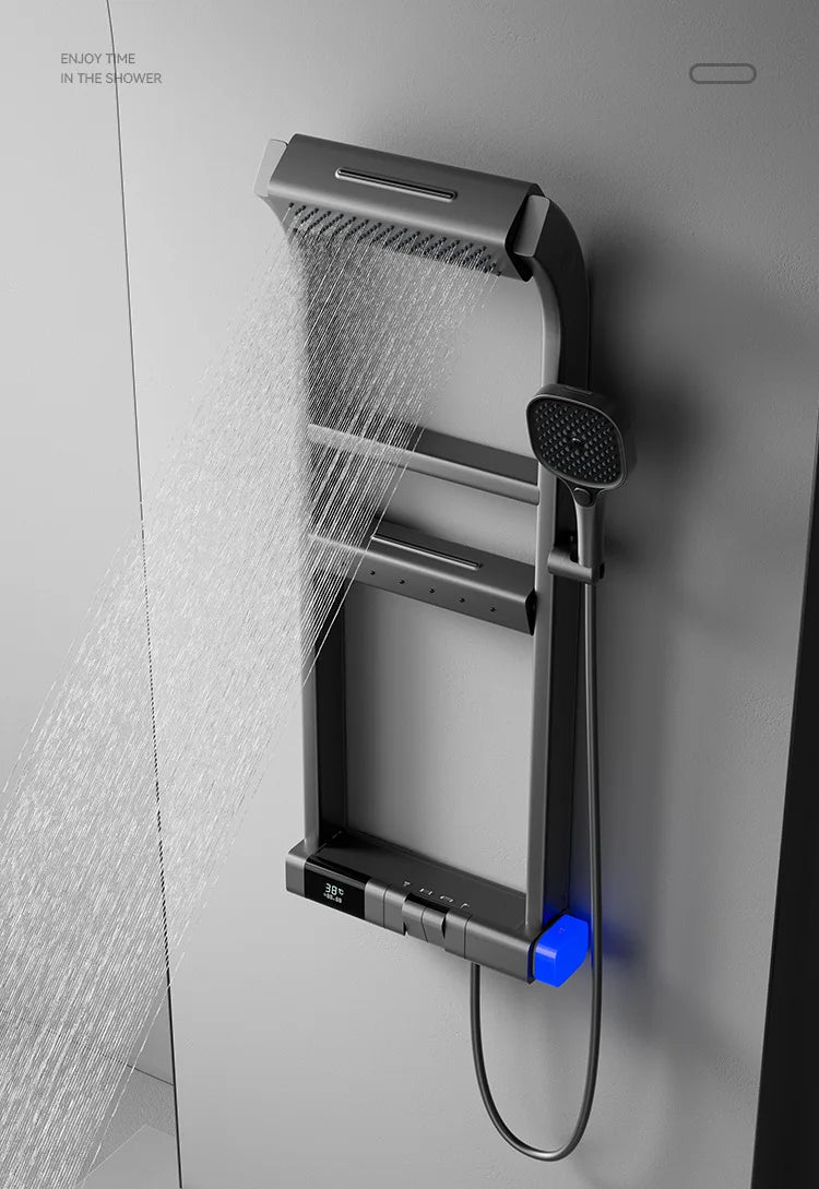 Applicable To Thermostatic Digital Display Rack Shower Designed