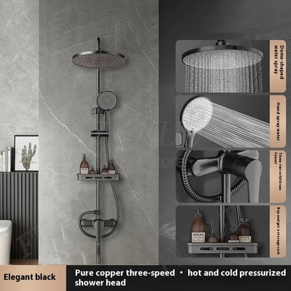 Pressure Water Massage Shower Water Saving Shower System