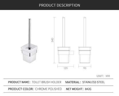 Stainless Steel Bathroom Wall Shelf Towel Bar Rack