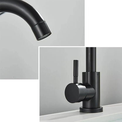 Black Nickel Bathroom Basin Faucet 304 Stainless Steel