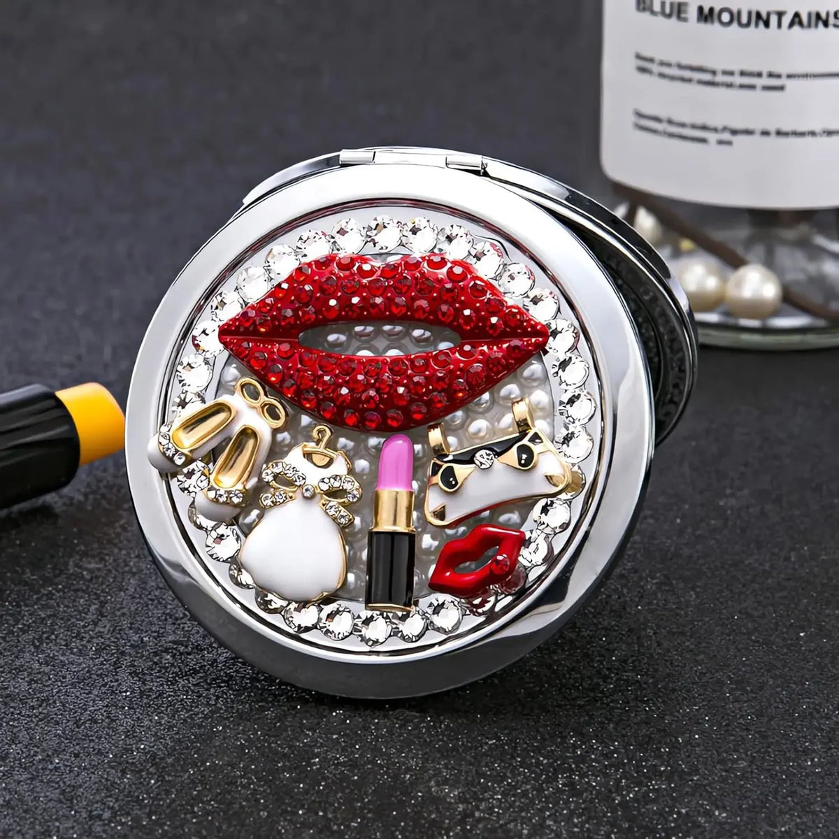Compact Mirror 1x/2x Magnification Pocket Mirror Women 3inch