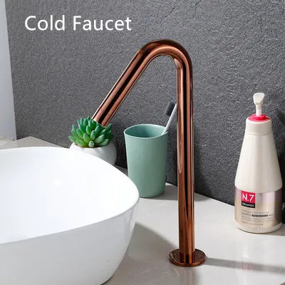Tuqiu Smart Touch Bathrooomfaucet Gold Automatic Sensor Basin