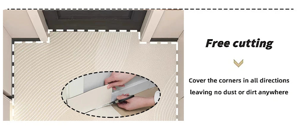 American Floor Mats Pvc Leather Waterproof Doormat Anti-Slip
