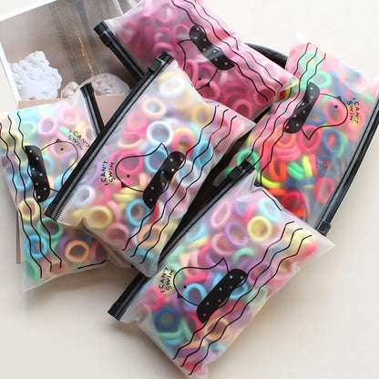 500 Pieces/Pack 2cm Children Hair Band High Elastic