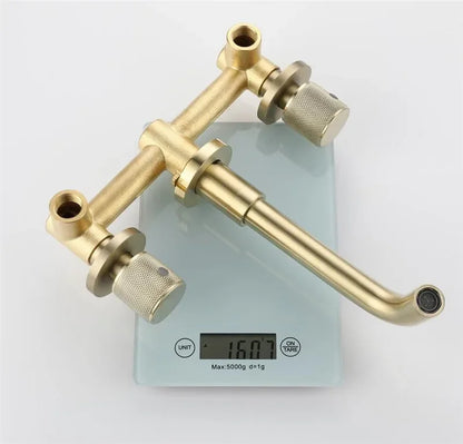 Bathroom Faucet Brushed Gold Bathroom Basin Faucet Cold
