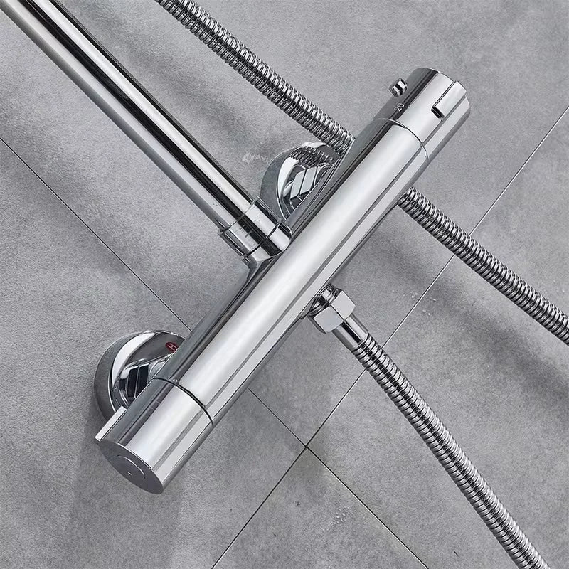 Thermostatic Bathtub Shower Faucet Chrome Thermostatic Mixer